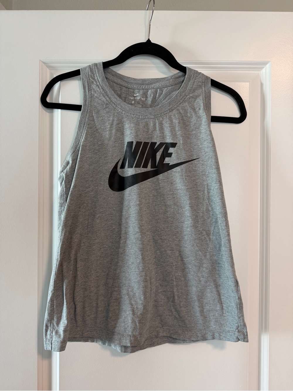 Nike Grey Ribbed Racerback Tank